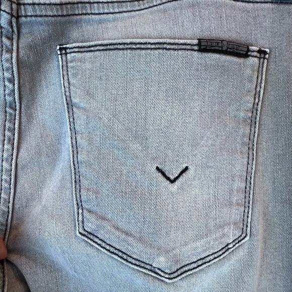 HUDSON Mid Rise Crop Natalie Gray Super Skinny Jean Women's Size 28 - Picture 6 of 9